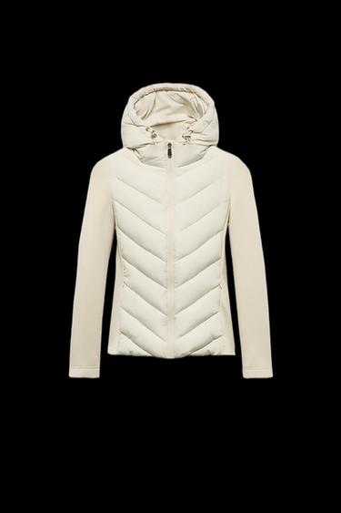 CAZADORA ACOLCHADA COMBINADA - Crudo de Zara - Imagen 0