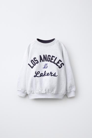 Zara NBA - LOS ANGELES LAKERS EMBROIDERED SWEATSHIRT - Gray marl