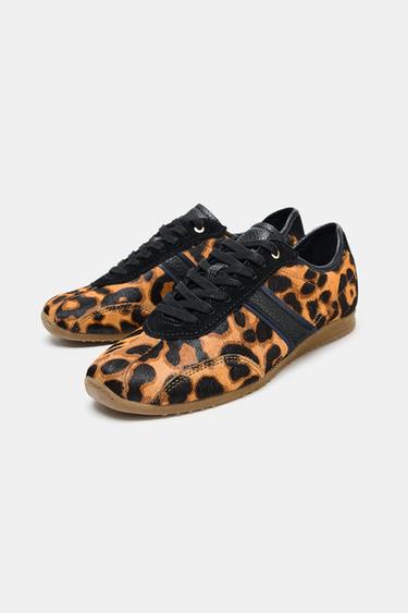 BASKET IMPRIMÉ ANIMALIER CUIR - Léopard de Zara - Image 4