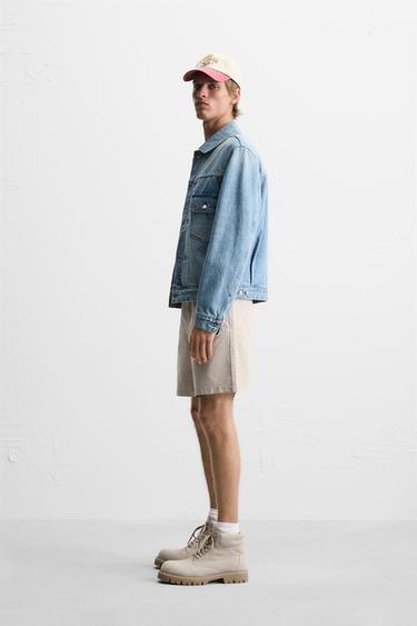 BERMUDA RELAXED FIT - Marron clair de Zara - Image 3