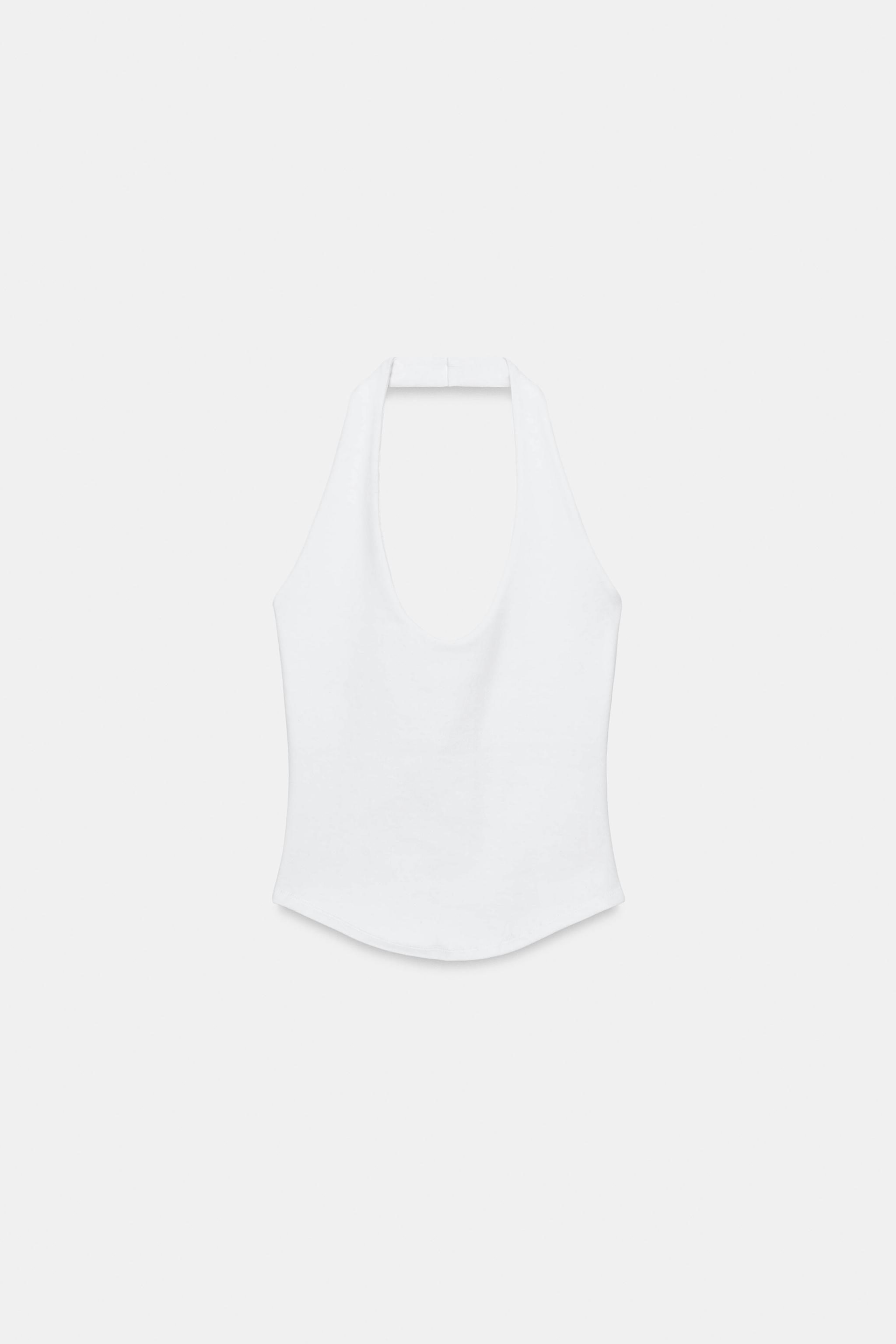 TOP HALTER À BASE ARRONDIE