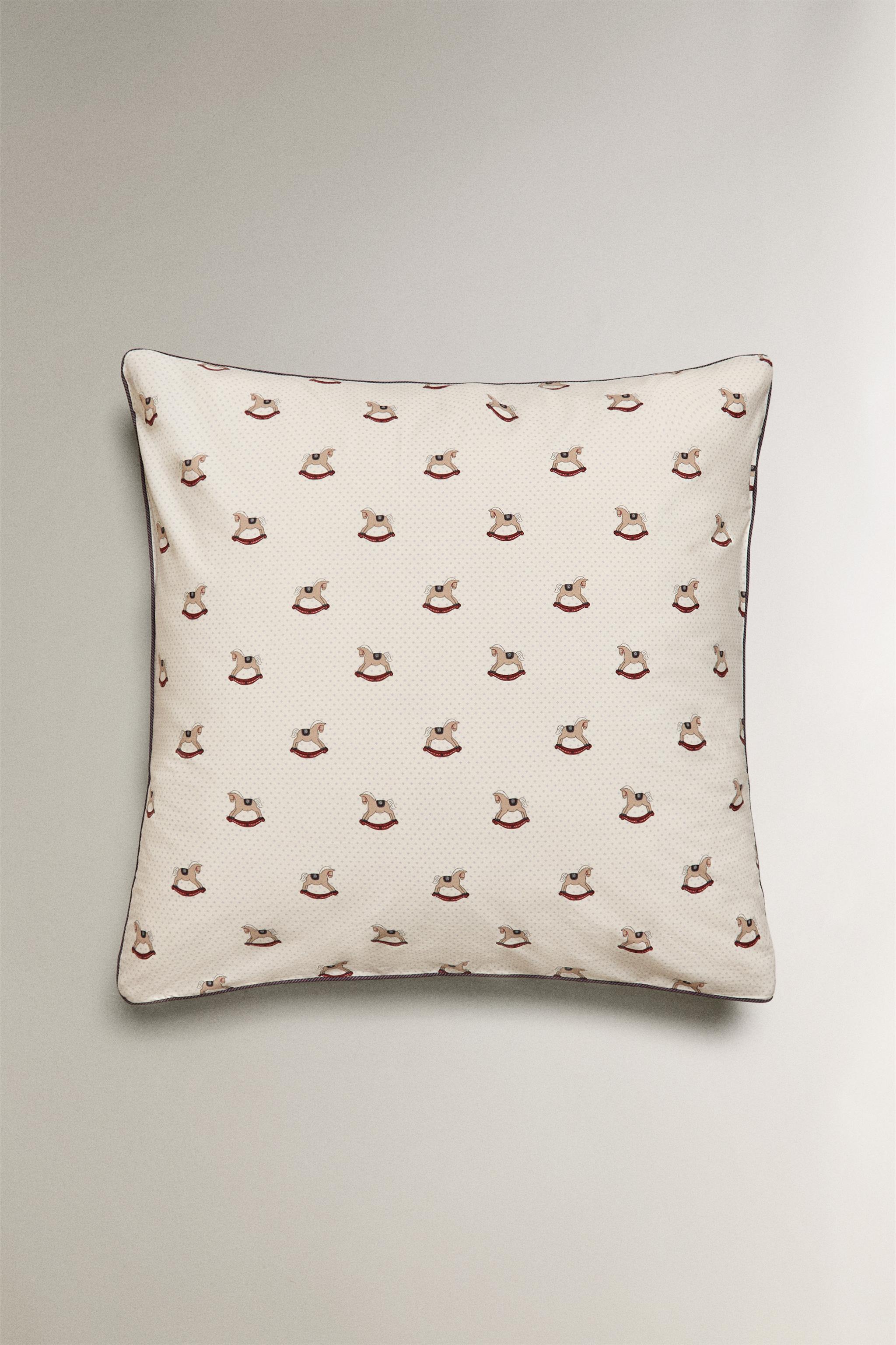 CHILDREN'S CHRISTMAS HORSE PILLOWCASE