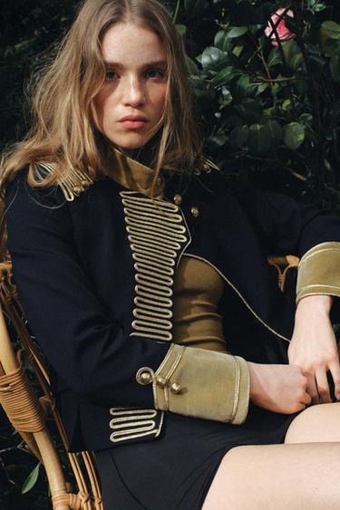 ZW COLLECTION LIMITED EDITION FIREMAN CLASP JACKET - Dark navy by Zara - Image 6