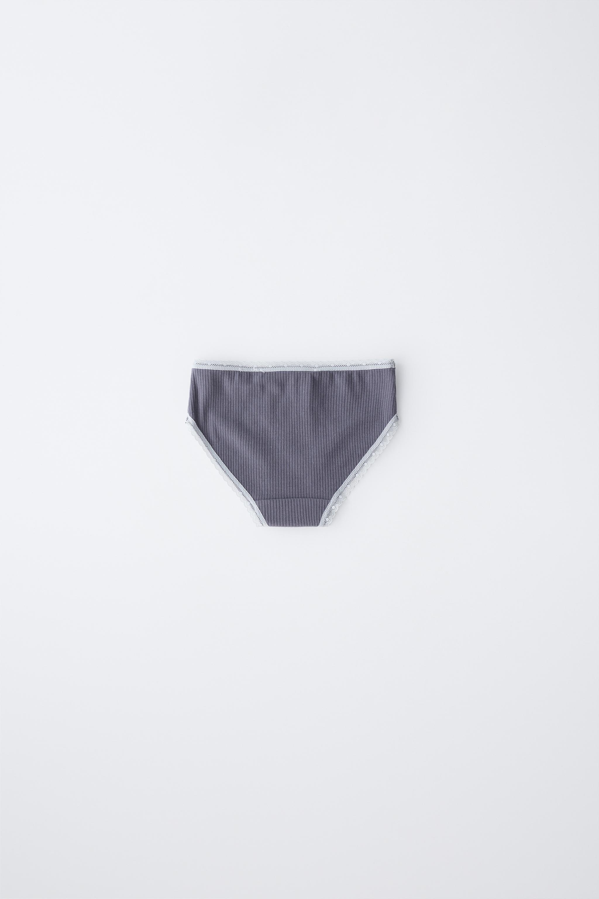 2-6 YEARS/ THREE-PACK OF LACE UNDERWEAR