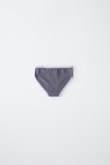 AGES 2-6 / THREE-PACK OF LACE BRIEFS - Multicoloured by Zara - Image 3