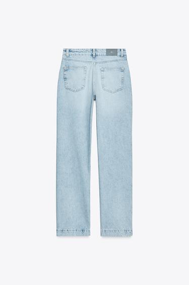 JEAN Z.04 DROIT TAILLE MOYENNE LONGUEUR TOTALE - Bleu clair de Zara - Image 7