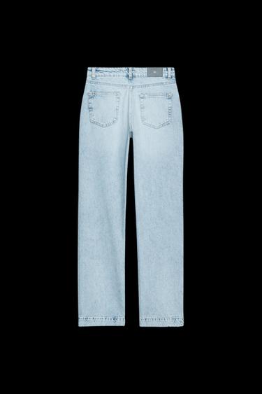 JEANS Z1975 STRAIGHT MIT MITTELHOHEM BUND FULL LENGTH - Hellblau von Zara
