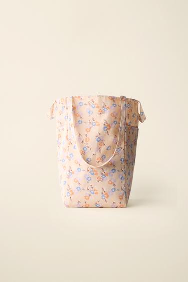 SAC EN COTON IMPRIMÉ FLEURS CREATED BY CARAMEL LONDON X ZARA - Multicolore de Zara - Image 7