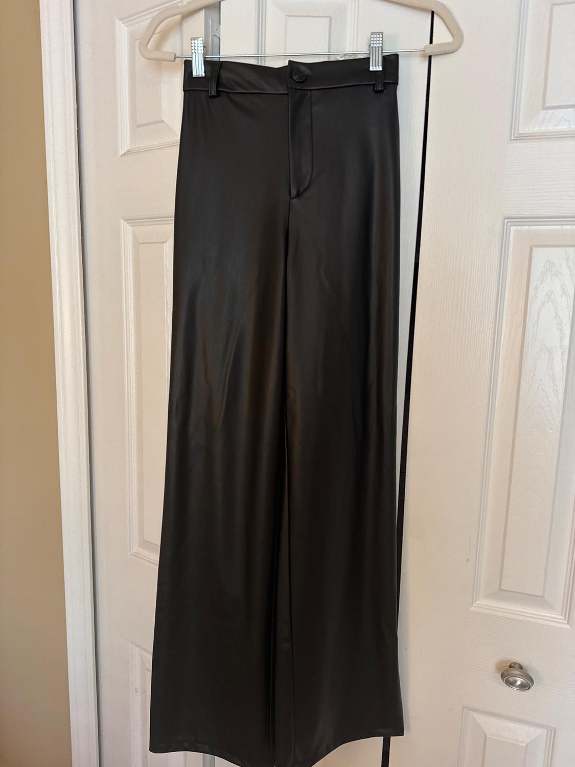 PANTALÓN FULL LENGTH EFECTO PIEL