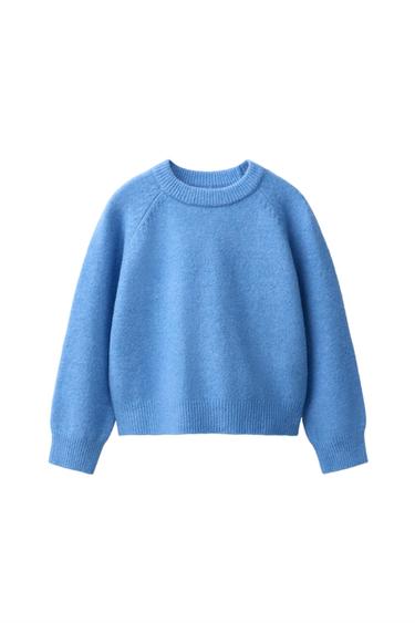 PLAIN KNIT JUMPER - Bluish by Zara