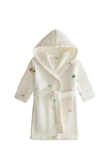 Zara KIDS' PLANET BATHROBE - Oyster-white