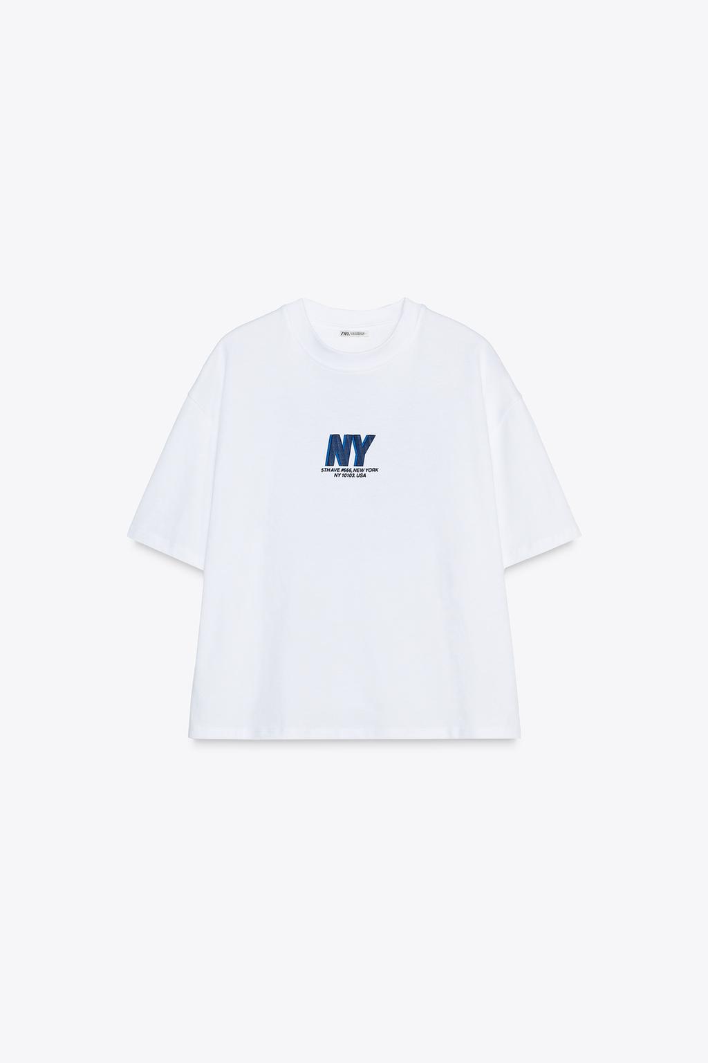 Thumbnail image for OVERSIZE T-SHIRT WITH SLOGAN