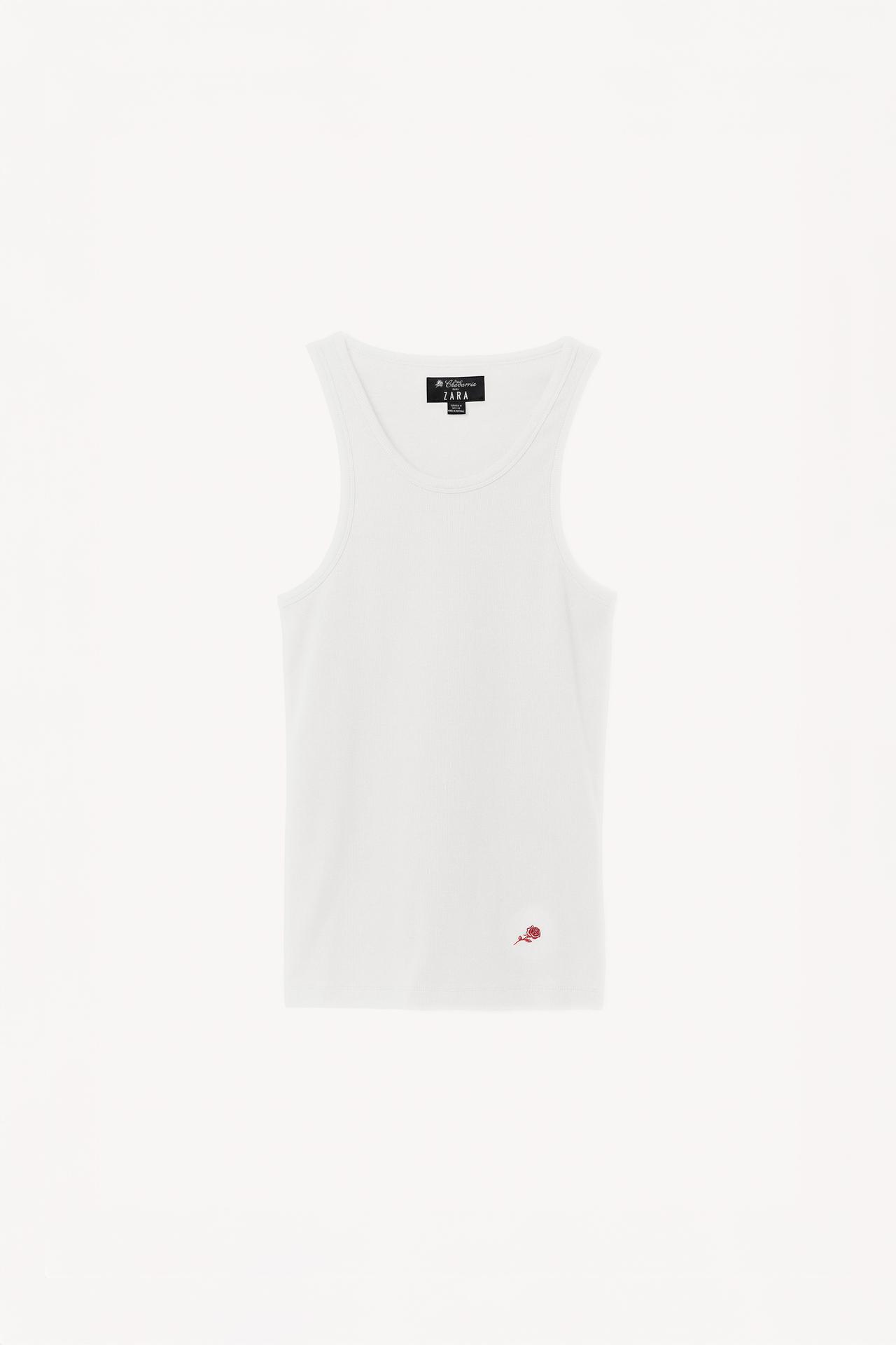 ZARA WILLY CHAVARRIA X ZARA RIBBED TANK TOP