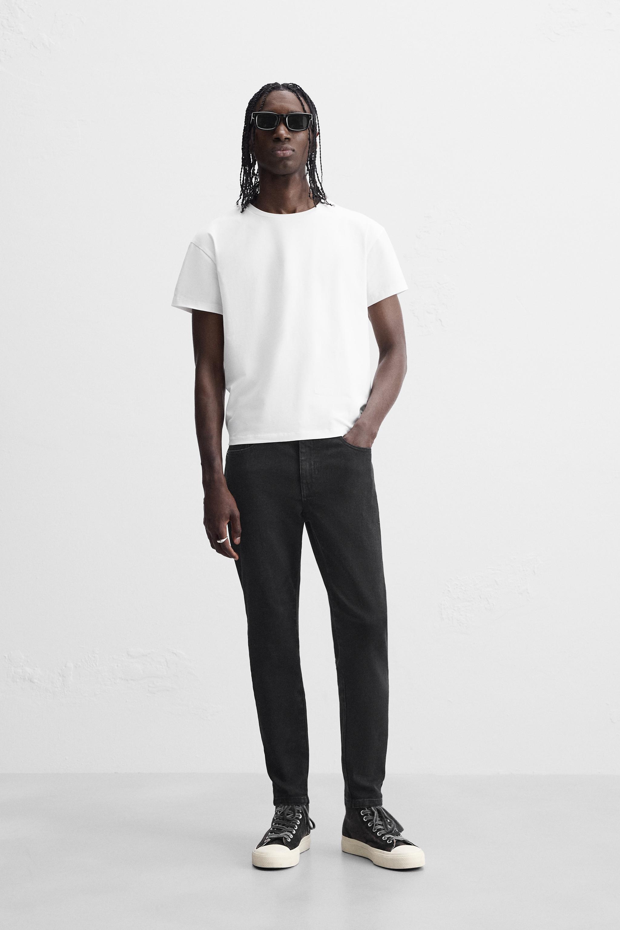 新品未使用Jeans Skinny Dan Cropped Skinny fit SKINNY FIT CROPPED JEANS - Light blue | ZARA United States