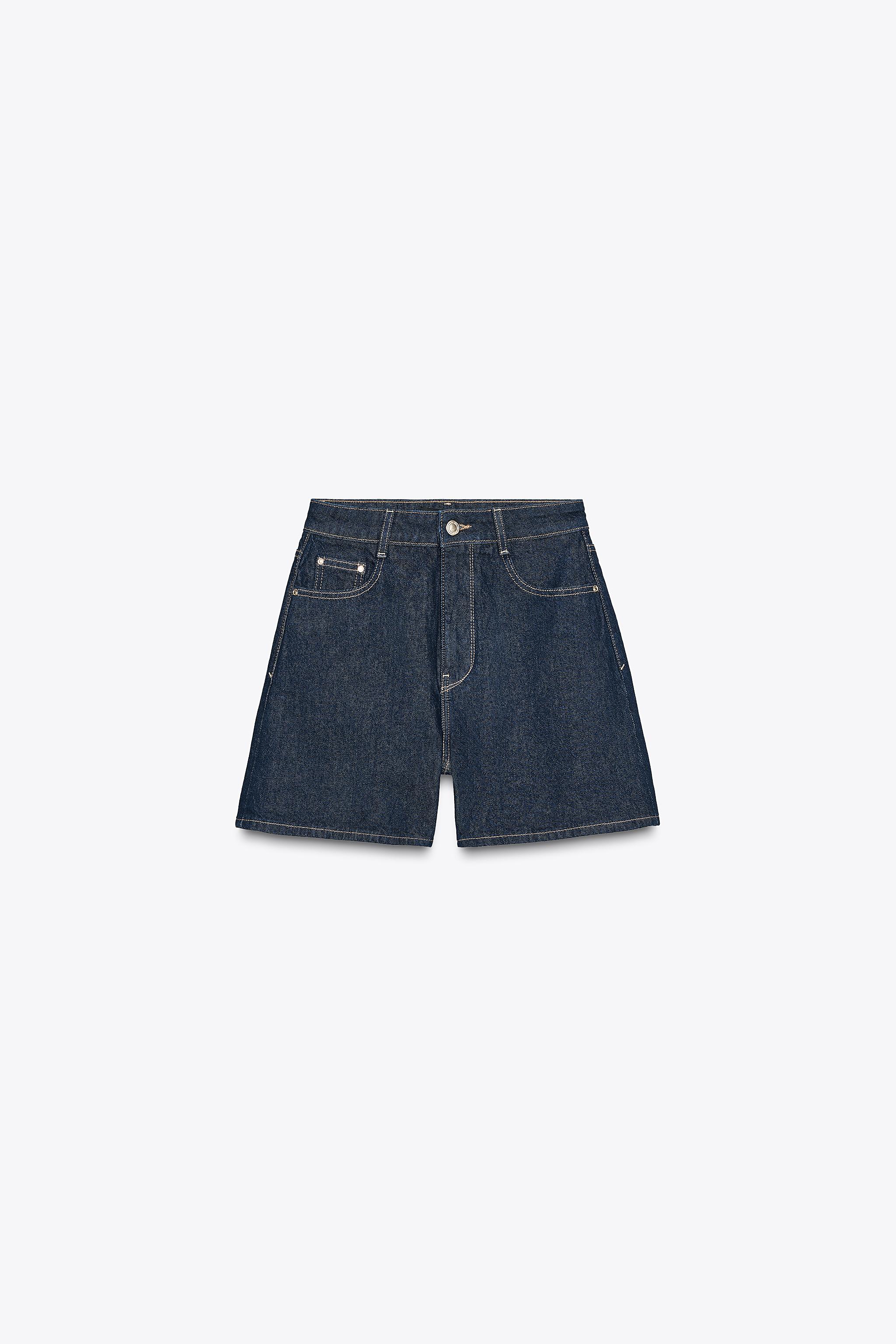 ☆ドイツ発*ZARA*新作*ペーパーバックデニムショートパンツ/UL☆ デニムショートパンツ - レディース | ZARA 日本