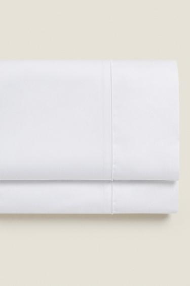 SATEEN FLAT SHEET (500 THREAD COUNT) - White by Zara