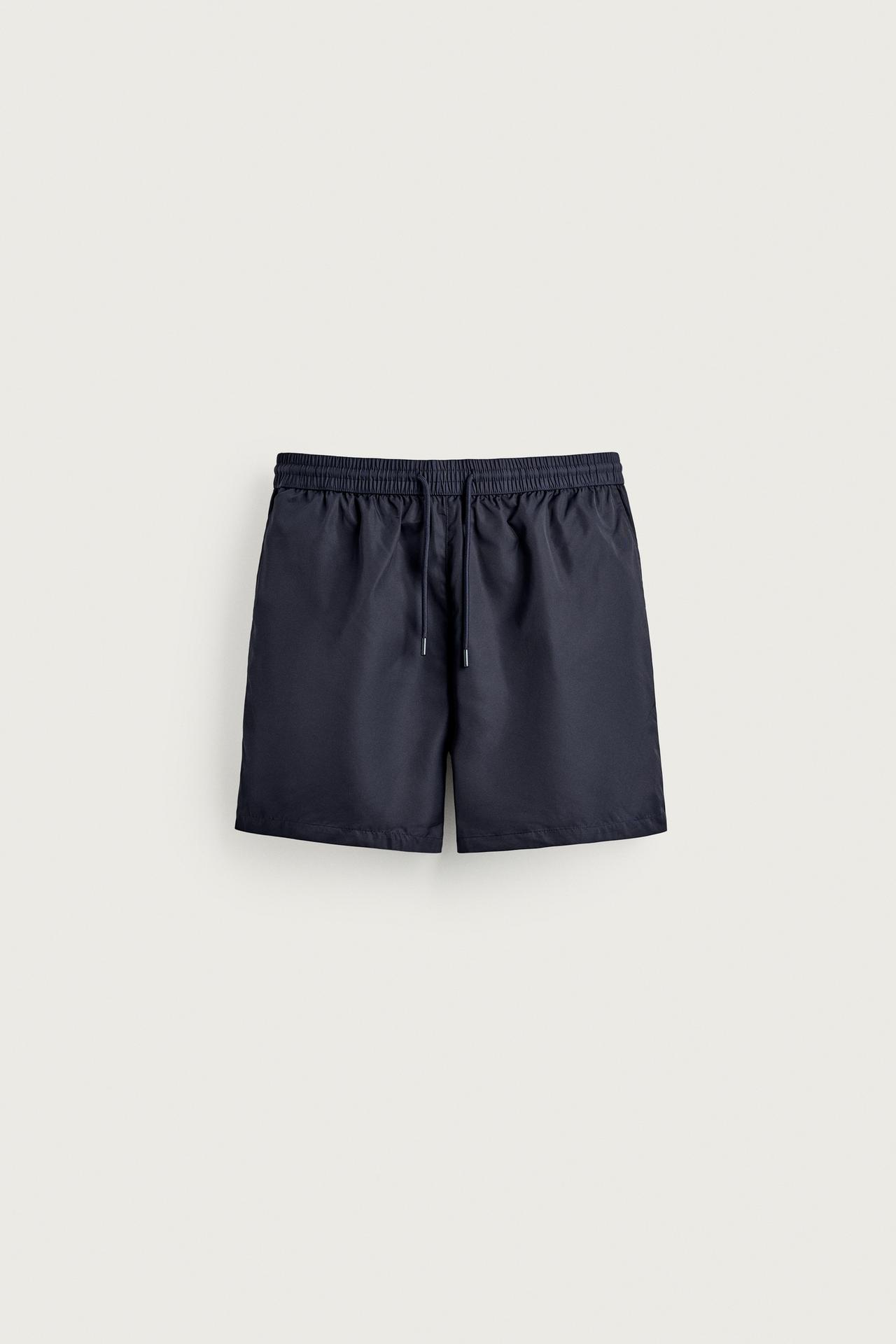 AARON LEVINE X ZARA LONG SWIMSUIT — Navy blue