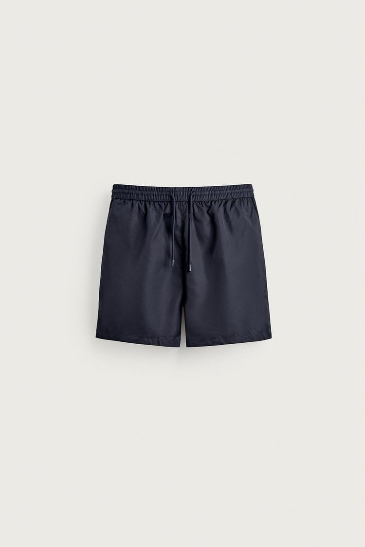 AARON LEVINE X ZARA LONG SWIMSUIT — Navy blue