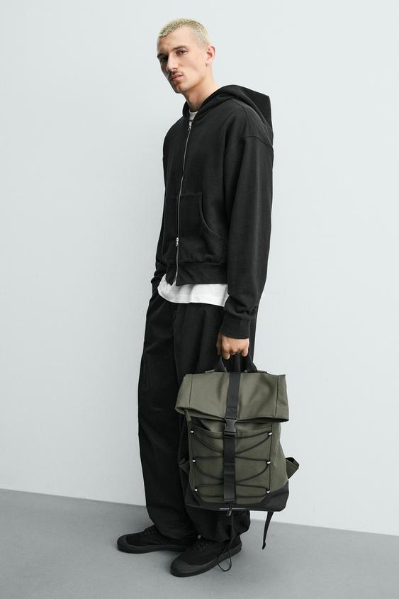 RUBBERIZED TECHNICAL BACKPACK from Zara - $55.90
