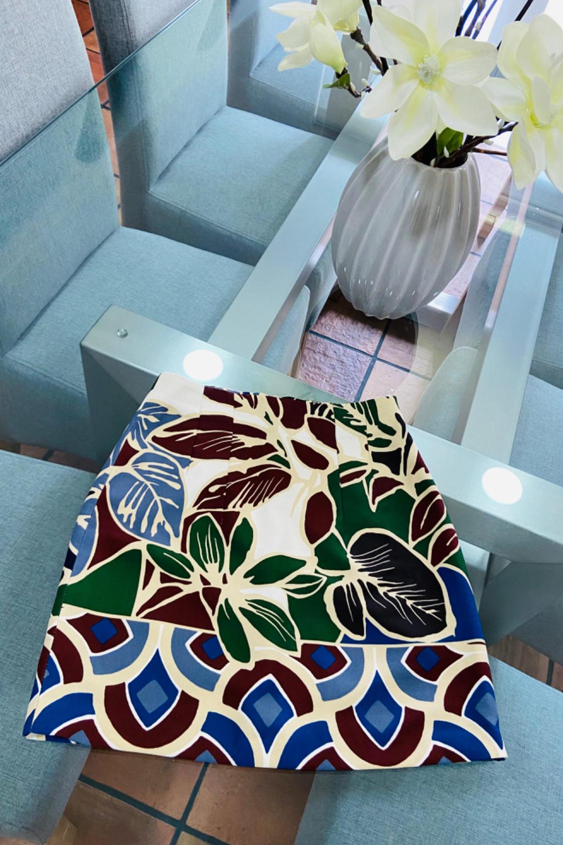 PRINTED MINI SKIRT