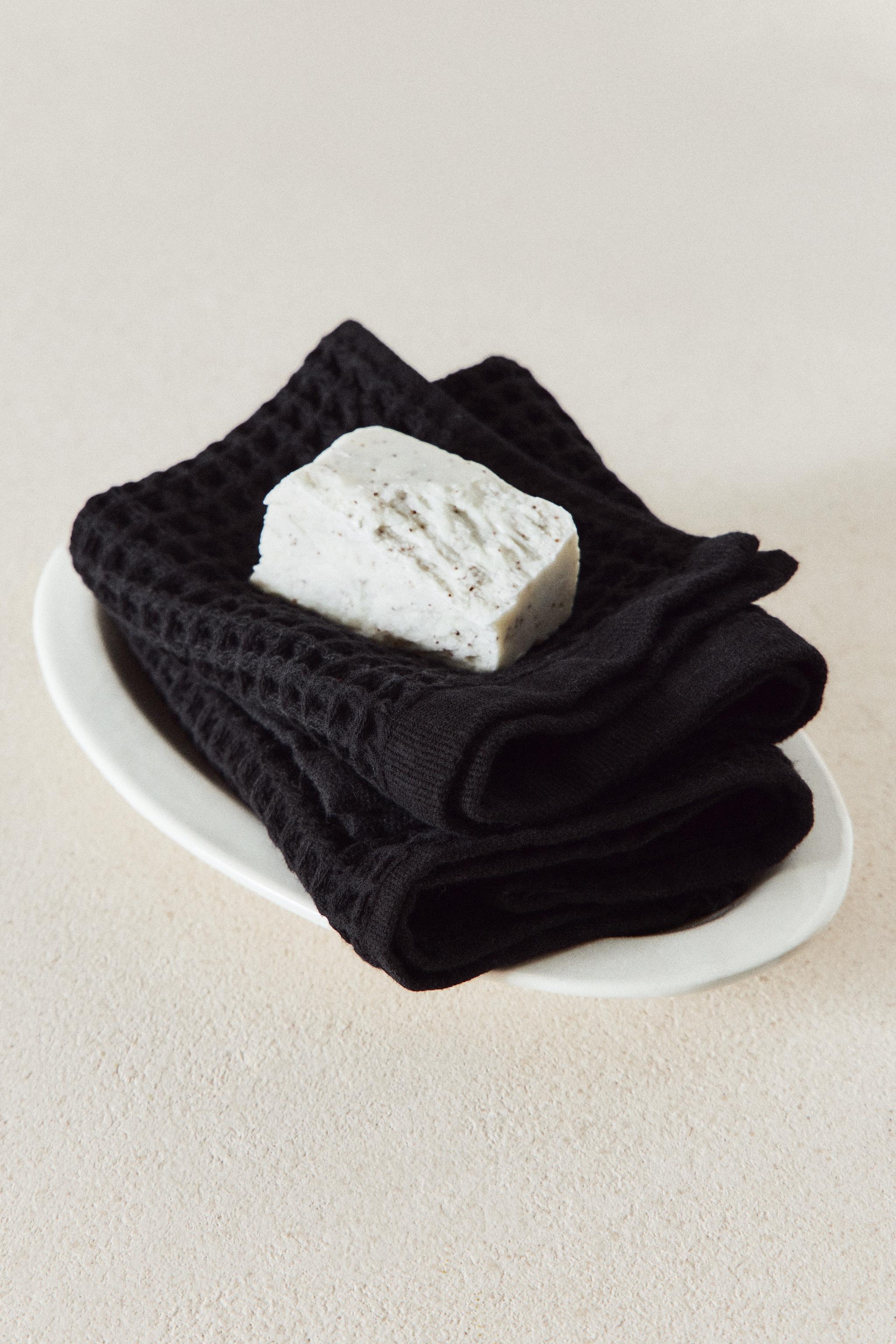 WAFFLE COTTON HAND TOWEL (PACK OF 3)