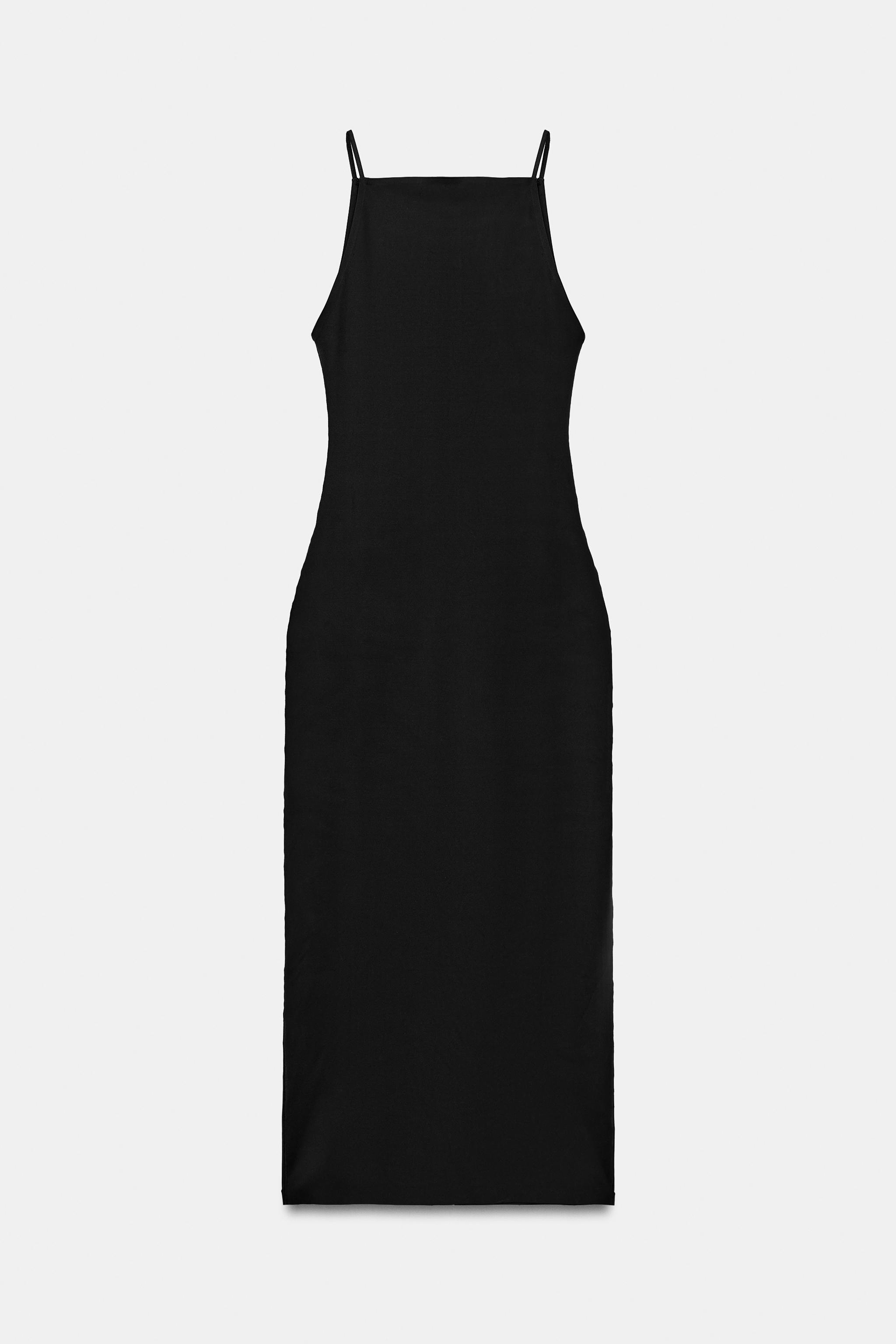 POLYAMIDE BLEND MIDI DRESS