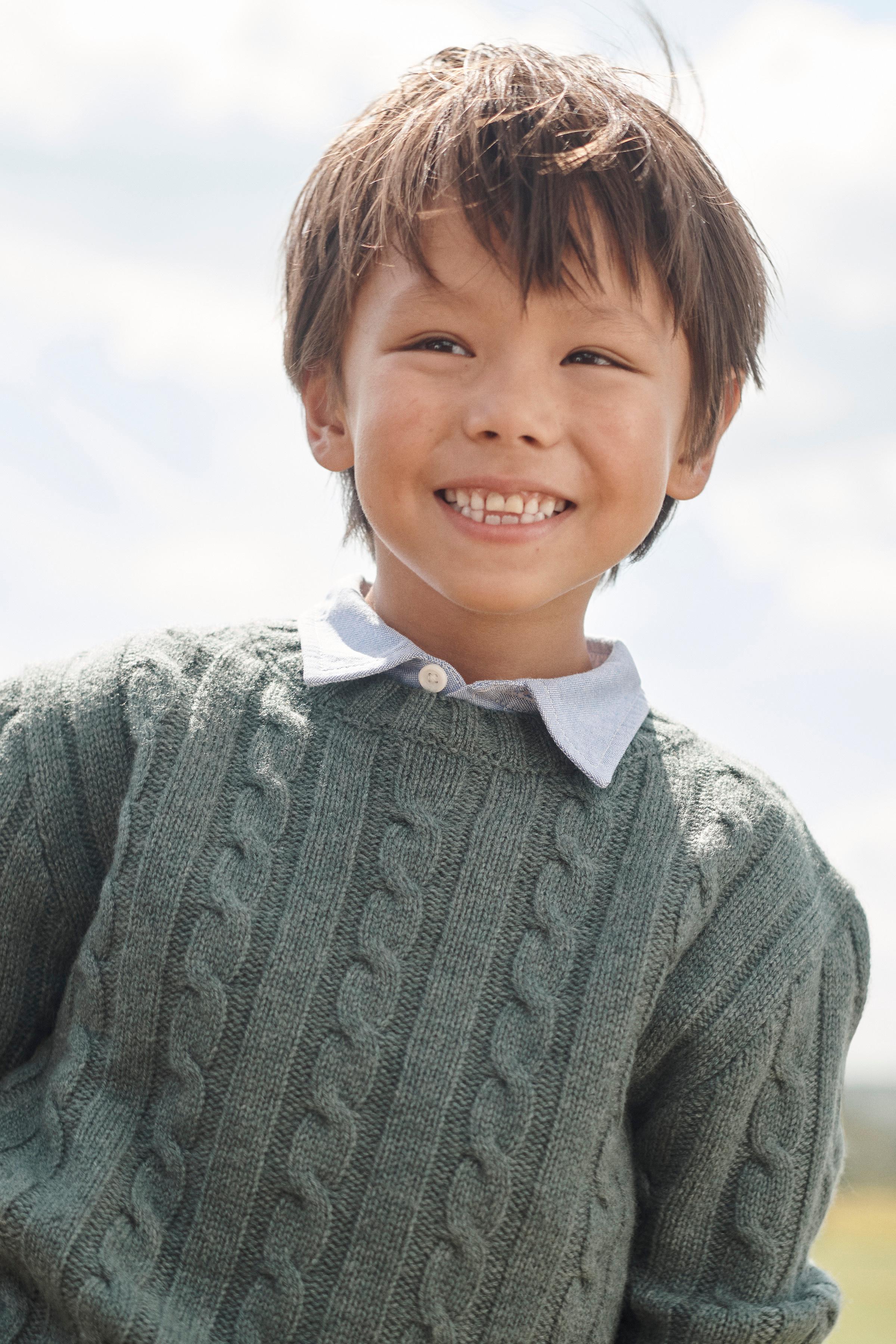 LIMITED EDITION WOOL CABLE KNIT JUMPER