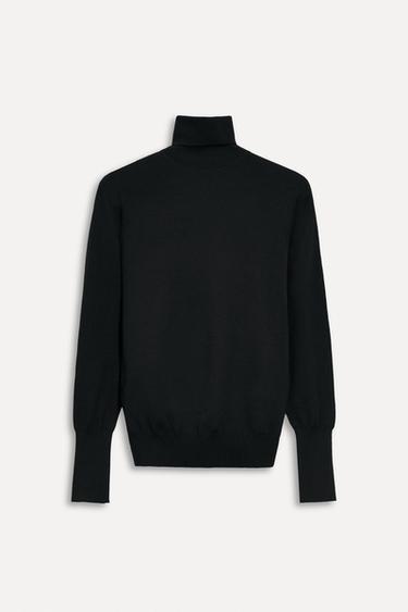 PULL CONTENANT DE LA LAINE 50E ANNIVERSAIRE - Noir de Zara - Image 2