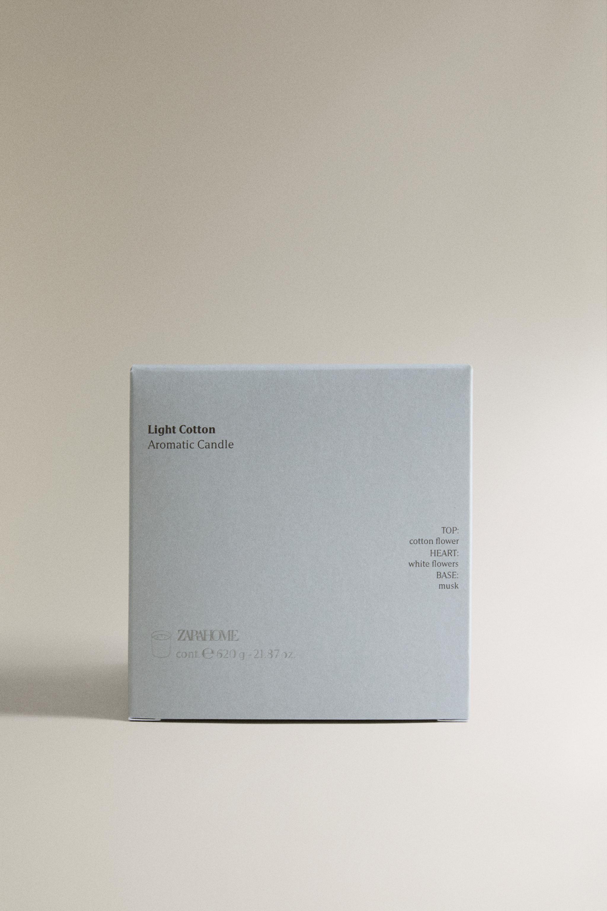 G) LIGHT COTTON SCENTED CANDLE
