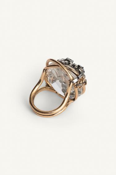 BAGUE BRILLANTE ÉDITION LIMITÉE - Or / Argent de Zara - Image 3