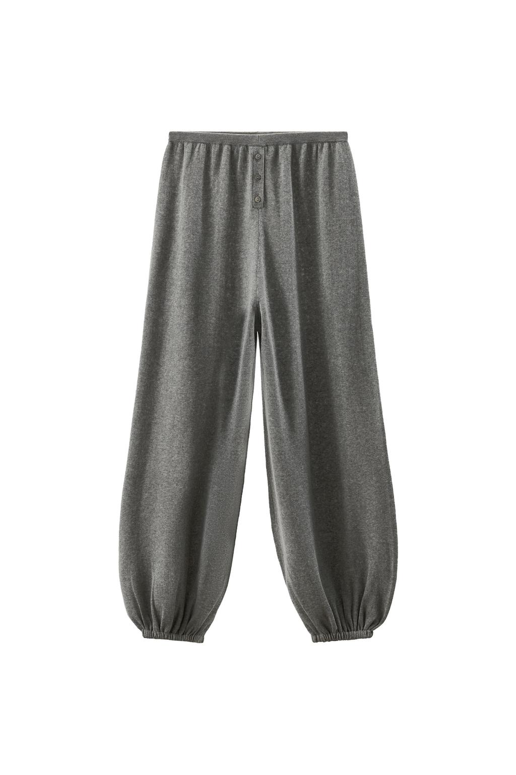 COTTON BLEND KNIT BLOOMER PANTS - image 3