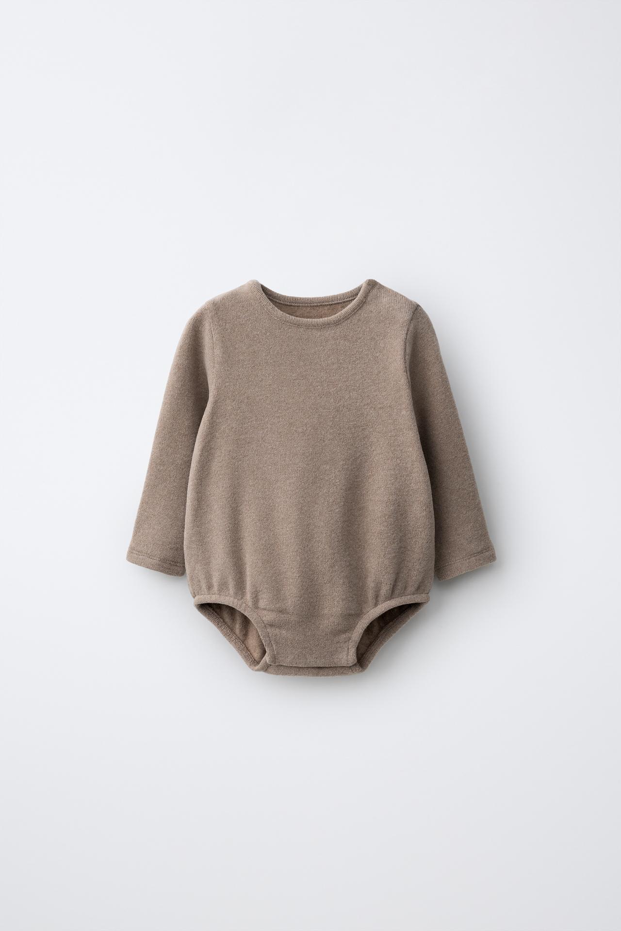 COZY BODYSUIT — Brown