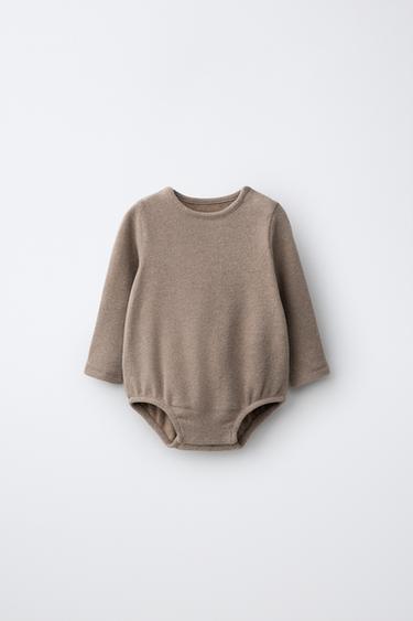 COZY BODYSUIT — Brown 1
