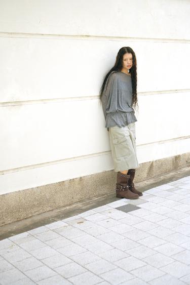 LOOK - Dark aubergine by Zara