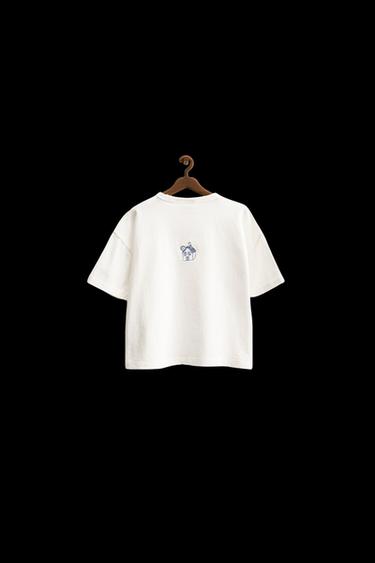 ZARA TIMELESS - CAMISETA BORDADOS ORFAYO © - Blanco de Zara