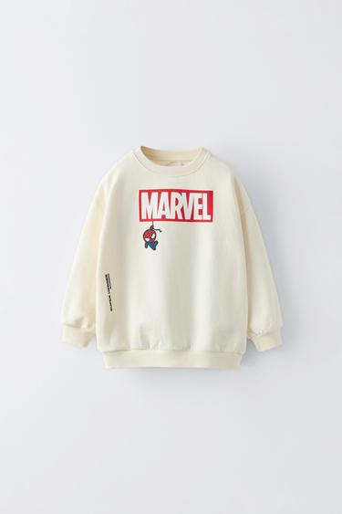 Zara AVENGERS © MARVEL SWEATSHIRT - Mid-ecru - Image 0