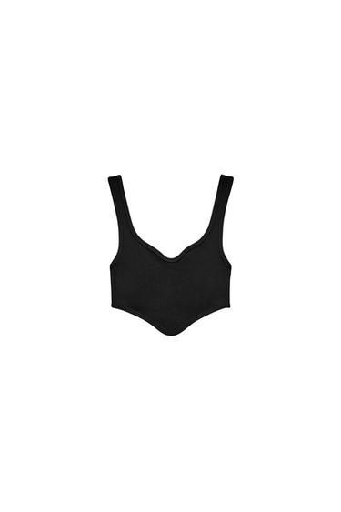 SEAMLESS CORSETRY-INSPIRED TOP