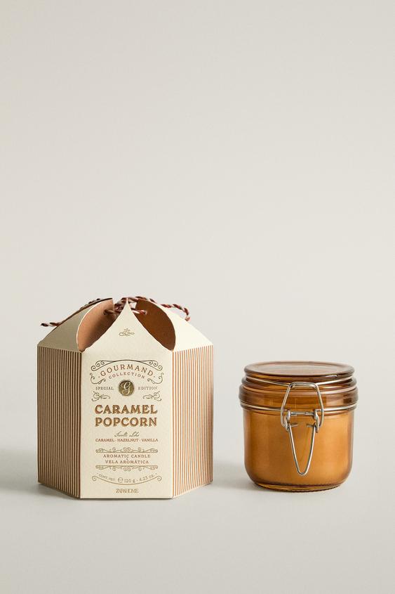 (120 G) Αρωματικο κερι CARAMEL POPCORN - Ταρταρούγα του Zara - Εικόνα 0