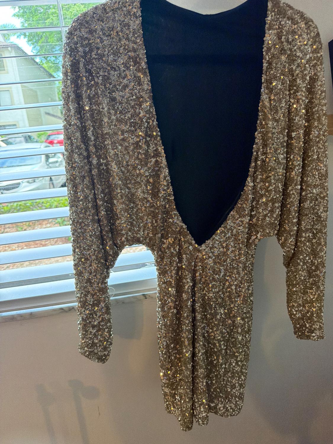 SEQUIN MINI DRESS ZW COLLECTION - Image 3