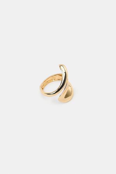WAVE CUFF BRACELET - Golden by Zara - Image 2