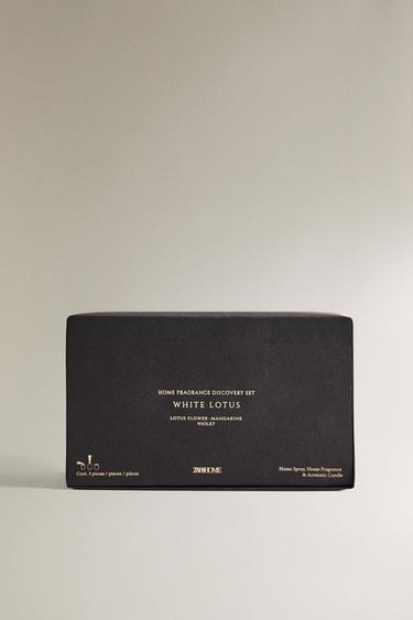 ENSEMBLE COFFRET CADEAU WHITE LOTUS (ENSEMBLE DE 3) - Rouge soutenu de Zara - Image 4
