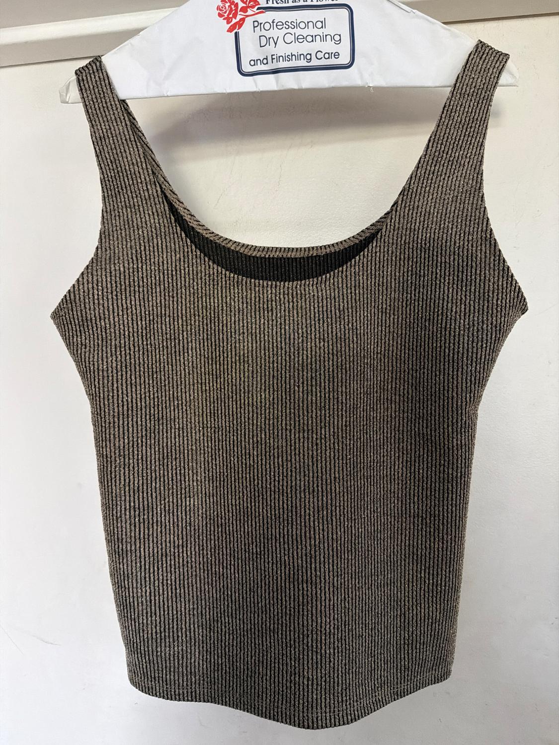 METALLIC THREAD STRAP TOP - Image 7