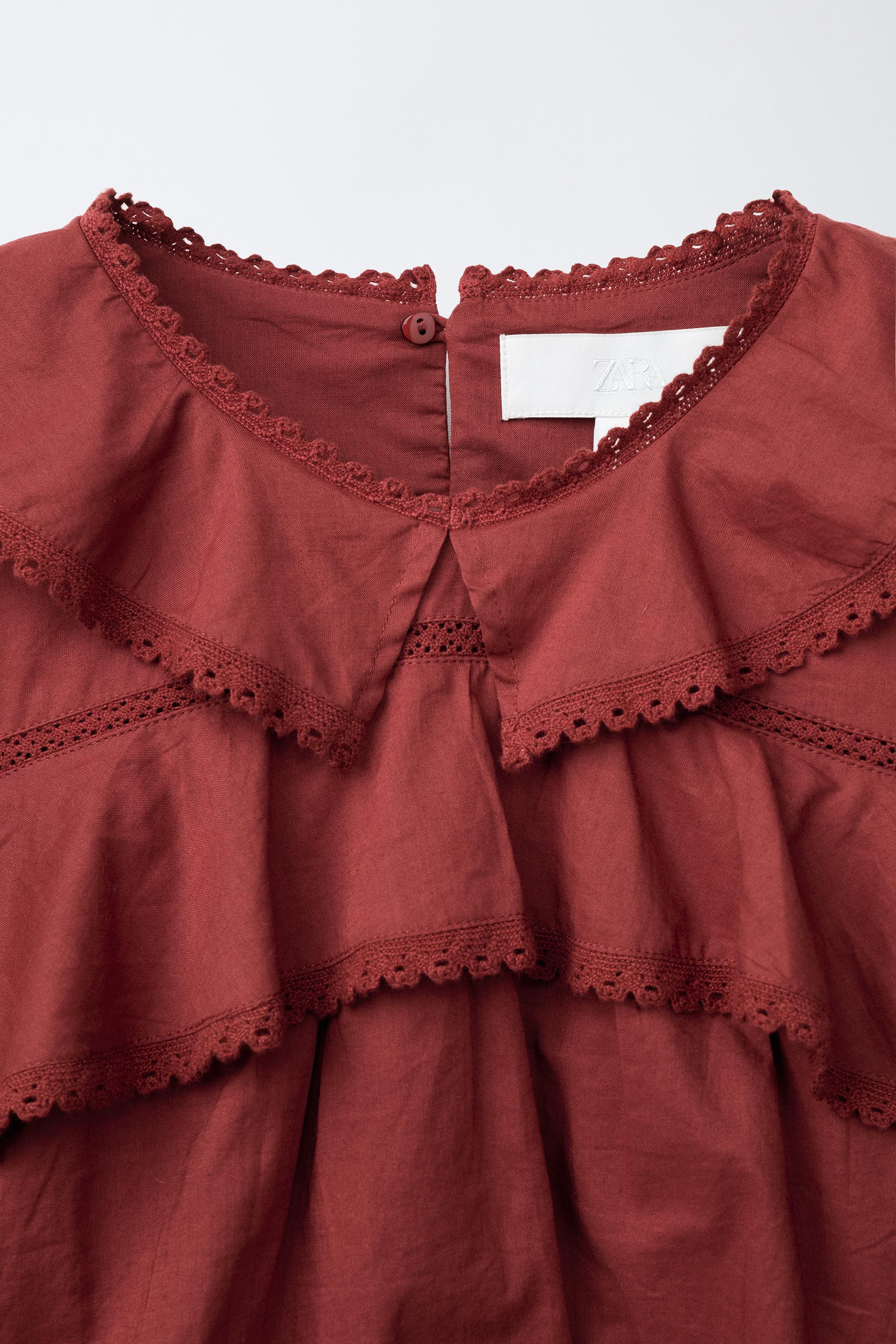 ROBE ROMANTIQUE VOLANTS
