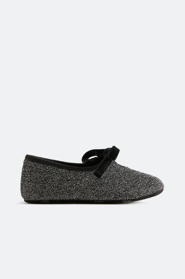 CHILDREN'S GLITTERY BALLERINAS - Black by Zara