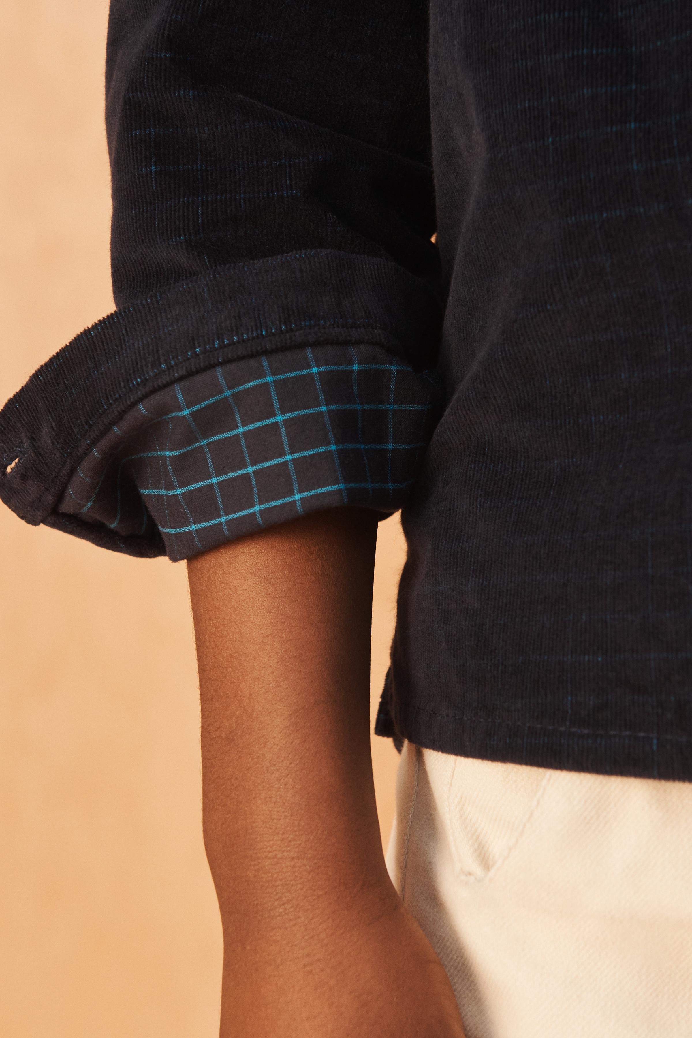 LIMITED EDITION STRIPED MICRO CORDUROY SHIRT