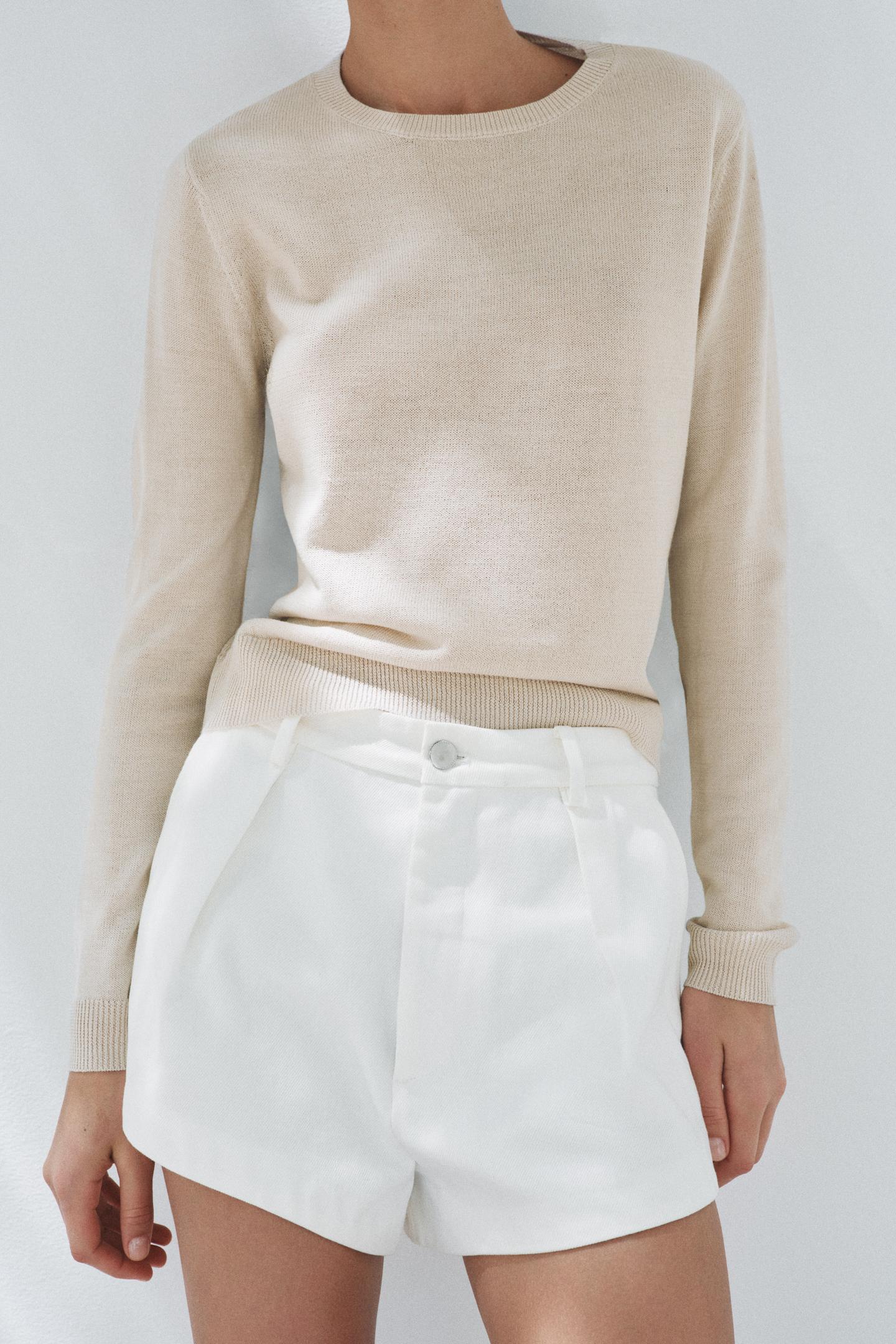 BASIC WOOL BLEND KNIT SWEATER