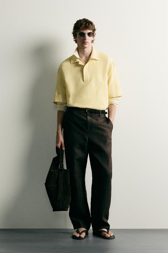 CAMISA POLO ALGODÓN - LINO - Lima de Zara - Imagen 0