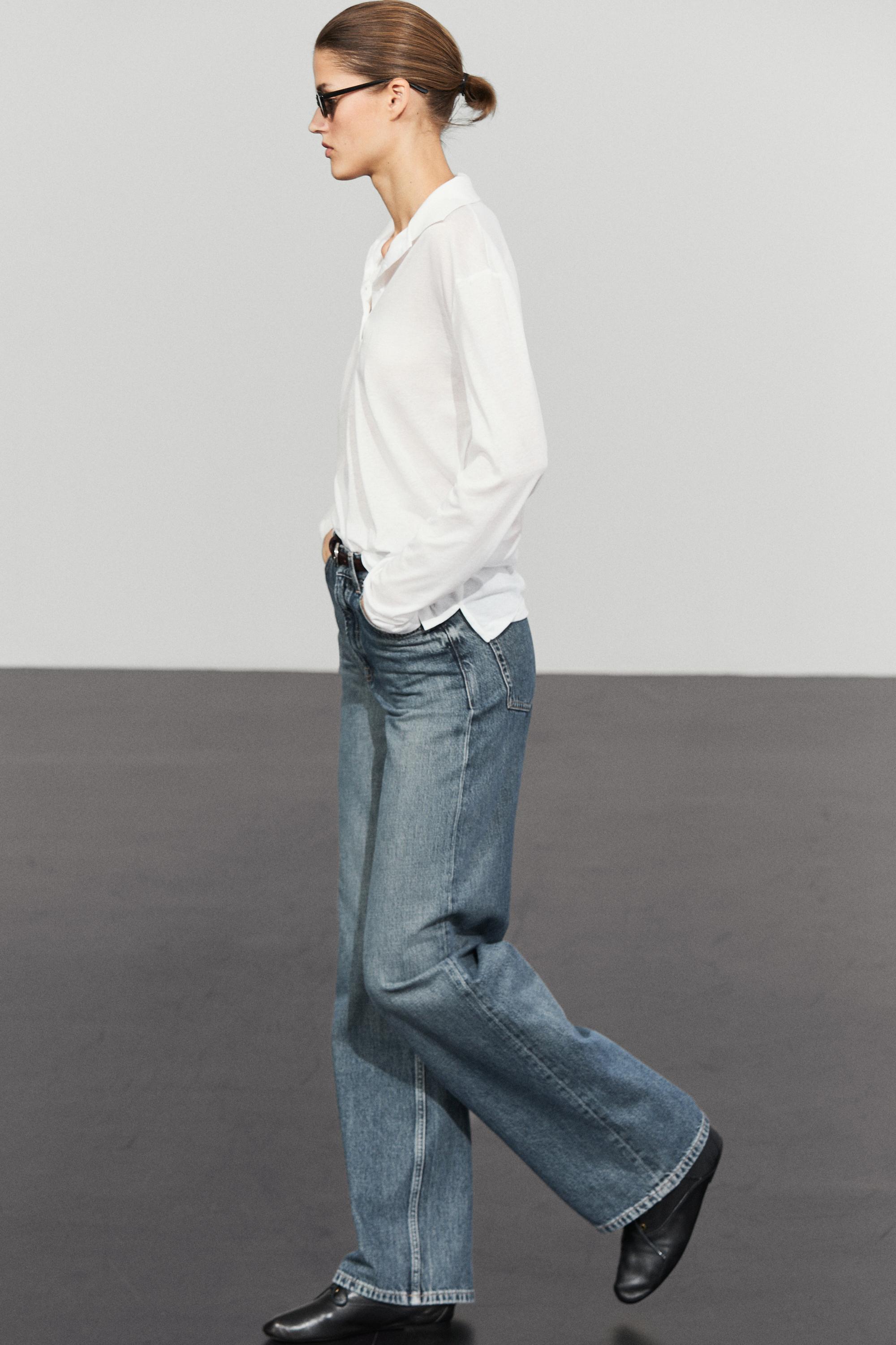 Polo manches longues 100 % coton
