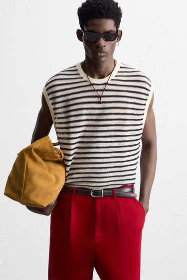 STRIPED KNIT TANK TOP - Stripes by Zara - Image 5