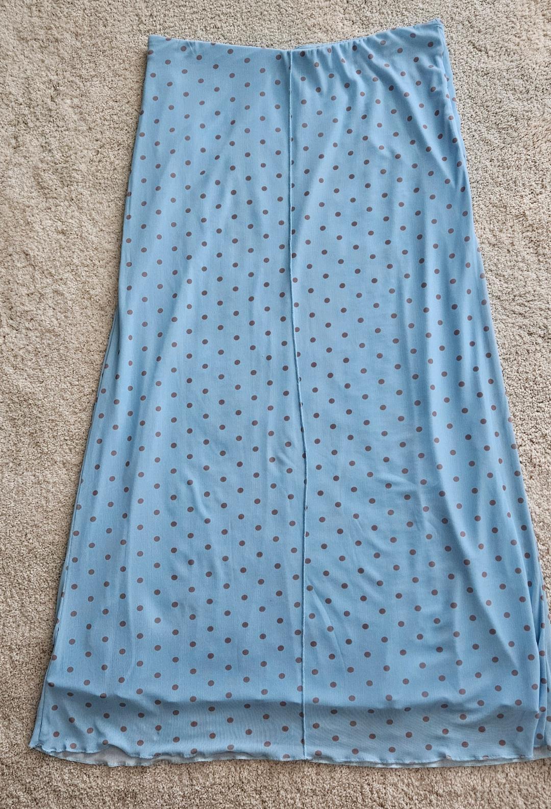 PRINTED TULLE SKIRT